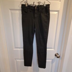 Madewell 9" High Riser Skinny Skinny Pants Black Women's Size 27